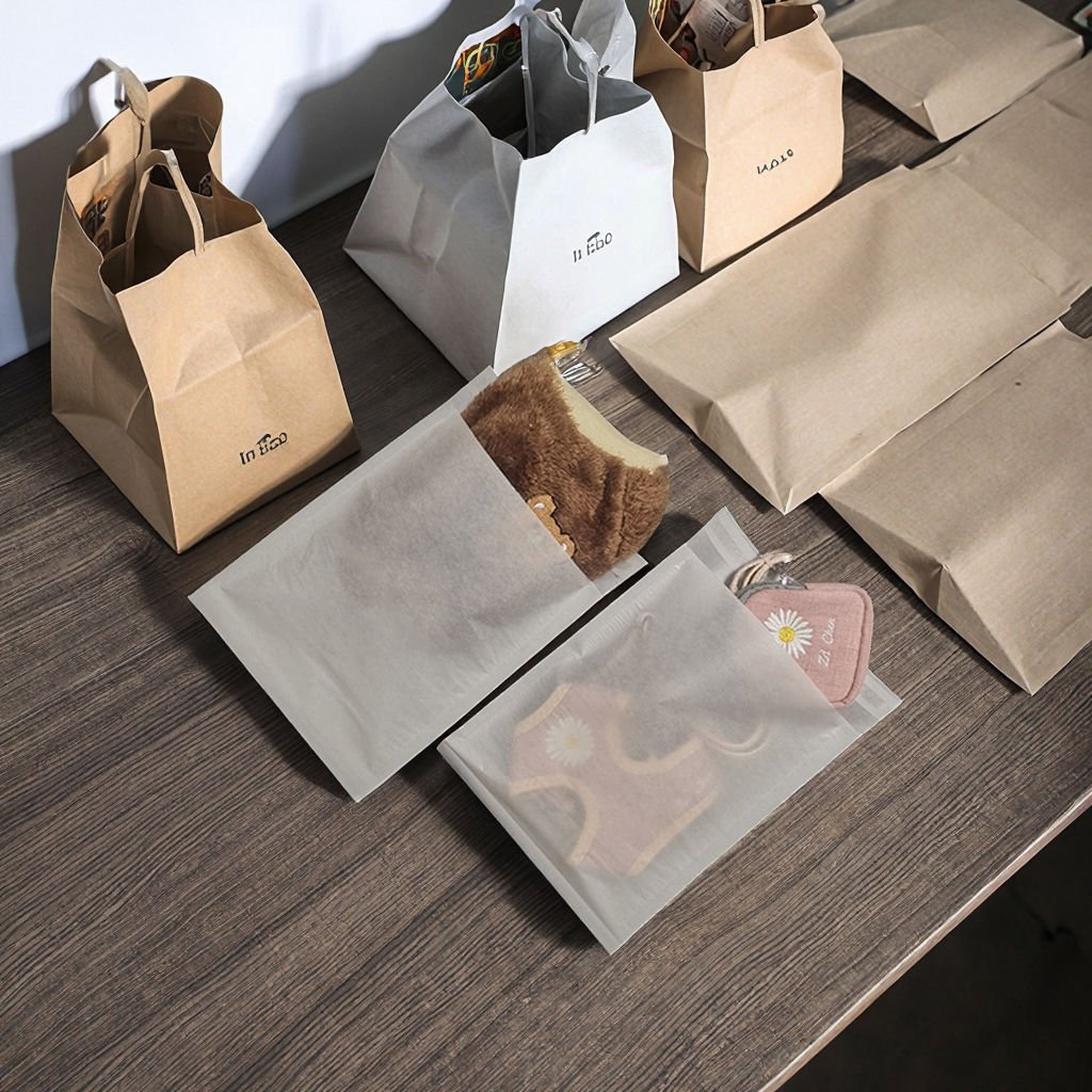 Bolsa de Papel Kraft con Asa